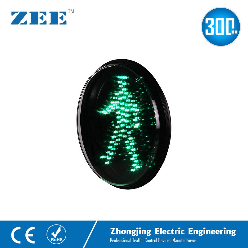 12 inches 300mm Green Man LED Verkeer Lamp Ronde LED Verkeerslicht Vervanging Voetganger Verkeerslichten