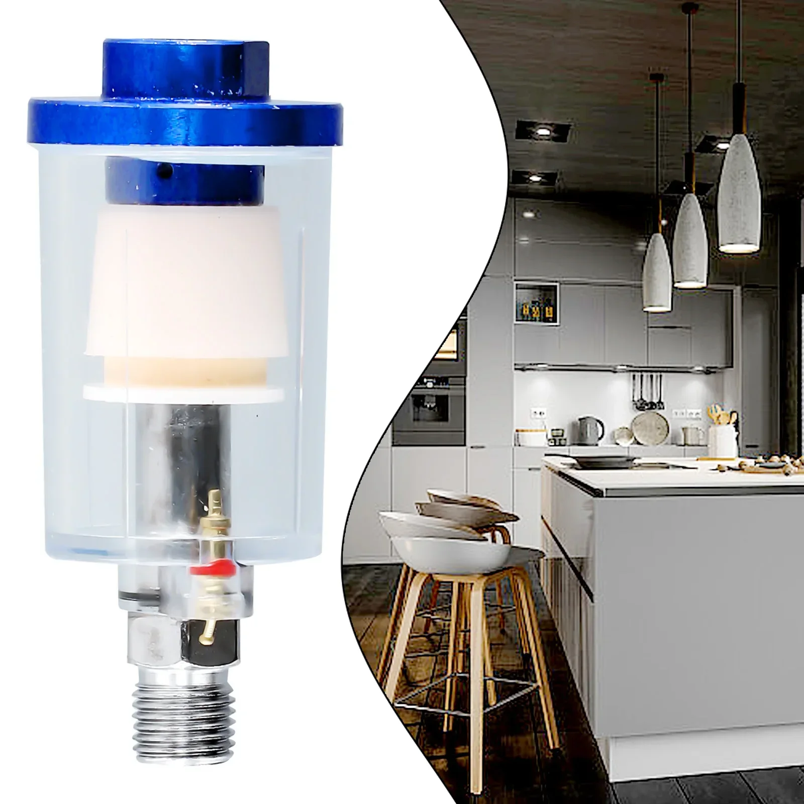 Olie Waterfilter Afscheiders Mini Water Luchtfilter Filter 1/4 ''Draad 0.3 Luchtcompressor Vochtvanger Lucht Filterseparator Regelaar