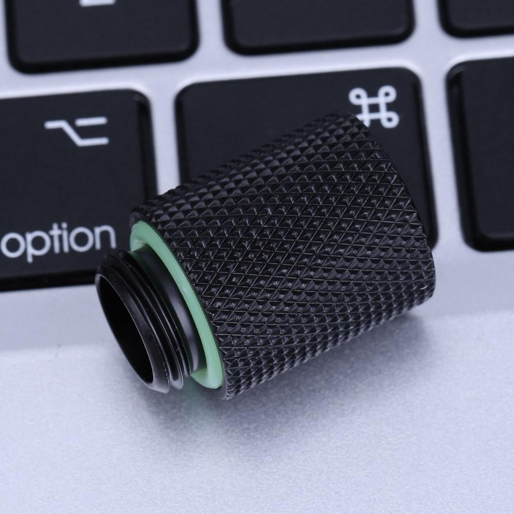 G1/4 Thread Water Cooling Tube Base Chrome Plated Tube Extender for PC Water Cooling System Accessories 10/15/20/30/40mm