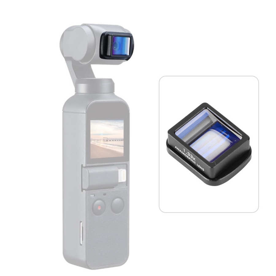 Ulanzi OP-11 1.33X anamórfico cine lente para DJI osmo bolsillo cámara de bola de acción cam