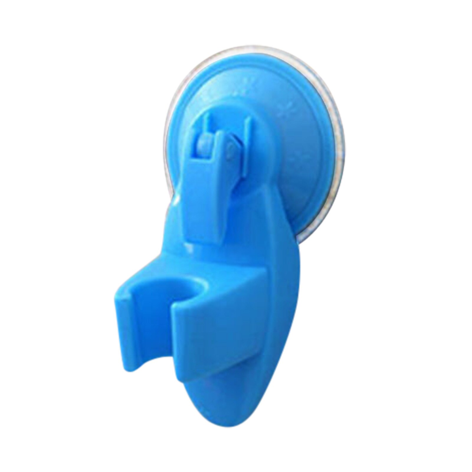 Household Suction Cup Shower Bracket Bathroom Strong Attachable Shower Head Holder Powerful Suction ShowerSeat Chuck Holder: Blue