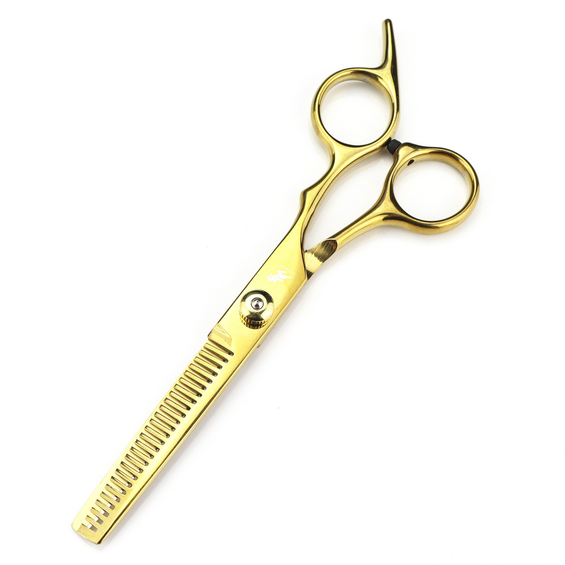 6 Inch Hair Scissors Thinning Barber Cutting Hair Shears Scissor Tools Stainless Steel Hairdressing Scissors 1PC: Clear