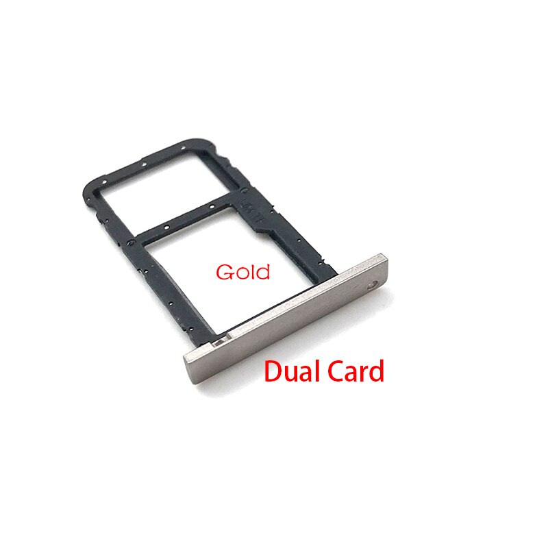 For Huawei MediaPad T3 10 AGS-L09 AGS-W09 AGS-L03 T3 9.6 LTE SIM Card Slot SD Card Tray Holder Adapter: 4G Version  Gold