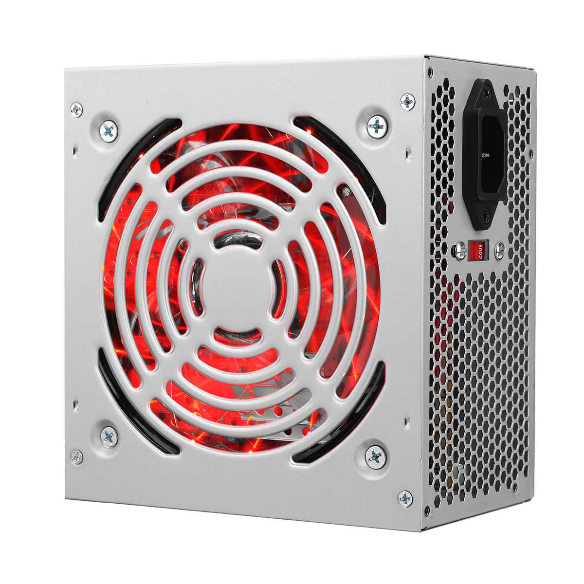 530W 12V ATX Computer Case PC Power Passive PFC Mute Wear-resisting Host LED Power Supply for all CPU Low Loss 110-230V