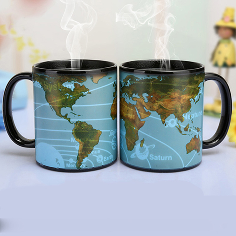 Solar System Magic Coffee Mug Color Changing Mugs Ceramics Travel Tea Milk Cups Best Christmas Mug For Friends
