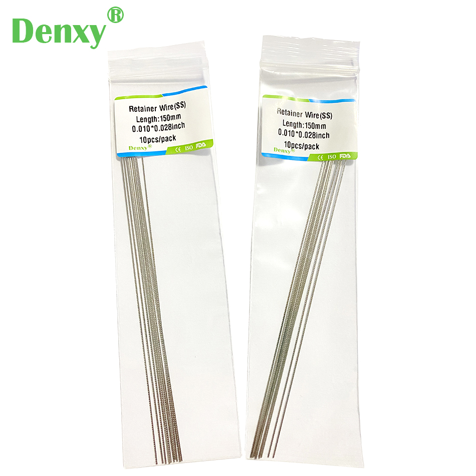 Denxy Orthodontic Lingual Retainer Wires Stainless Steel Lingual Wires SS Lingual Wires Orthodontic Brackets