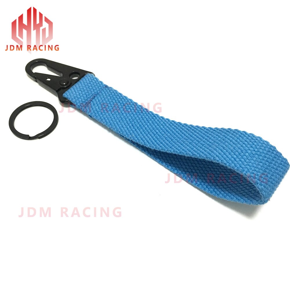 Yleiskäyttöiset hinaushihnat, materiaali auton avainköysi, auton avaimenperä, sileä pinta, auton avaimenperäketju, auton sisätilojen avaimenperä: Taivaansininen