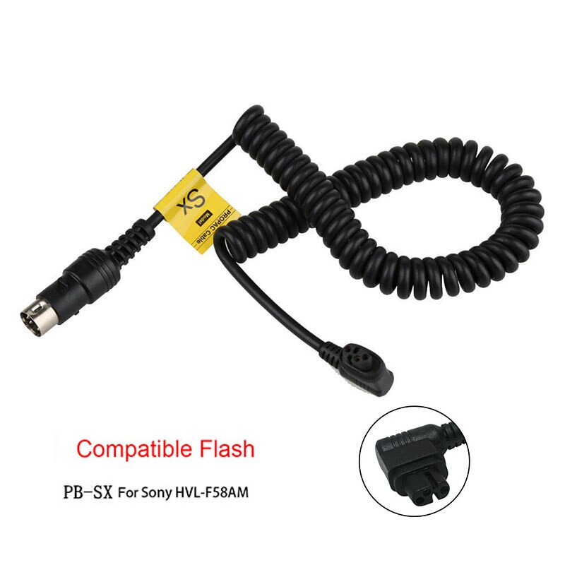 Connecteur de batterie Flash Godox PB960 PB820 câble d'alimentation CX/NX/SM/MS/LX pour Canon Yongnuo Nikon Sony Metz Godox LED: SX
