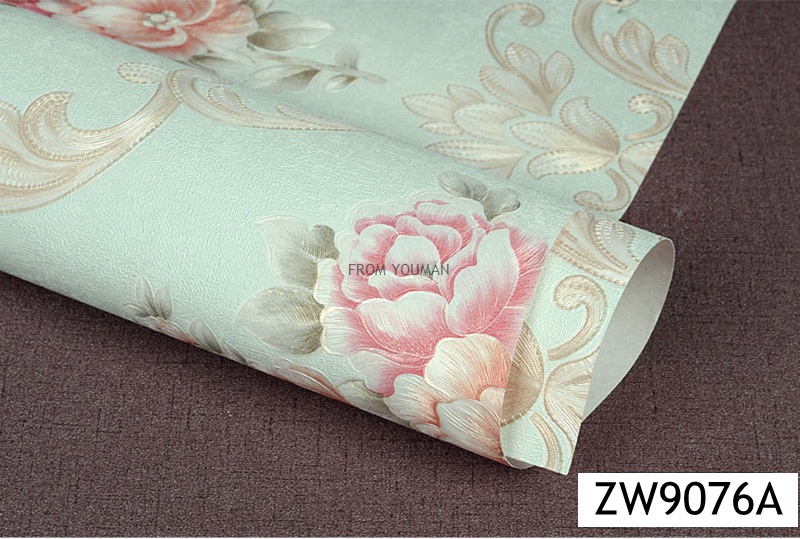 YOUMAN 3d Vinyl Behang Reliëf PVC Desktop Wallpaper Hd 3d Zelfklevende Behang Kamer Decals Roll DIY Decor Thuis Damast: ZW9076