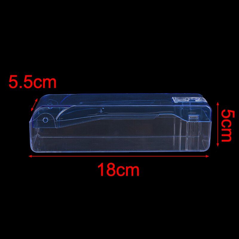 Bærbar svømmebrille pakkeboks plastik etui gennemsigtig svømme-bærbar anti-dug beskyttelse vandtætte briller