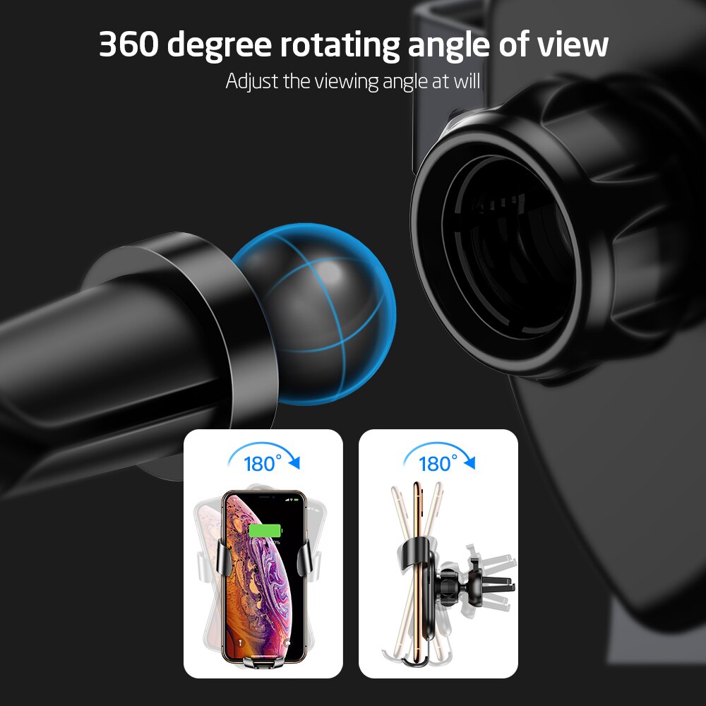 Esr gravity auto telefoonhouder universele mobiele telefoonhouder ondersteuning standaard ventilatierooster gripbeugel auto accessoires interieur montage