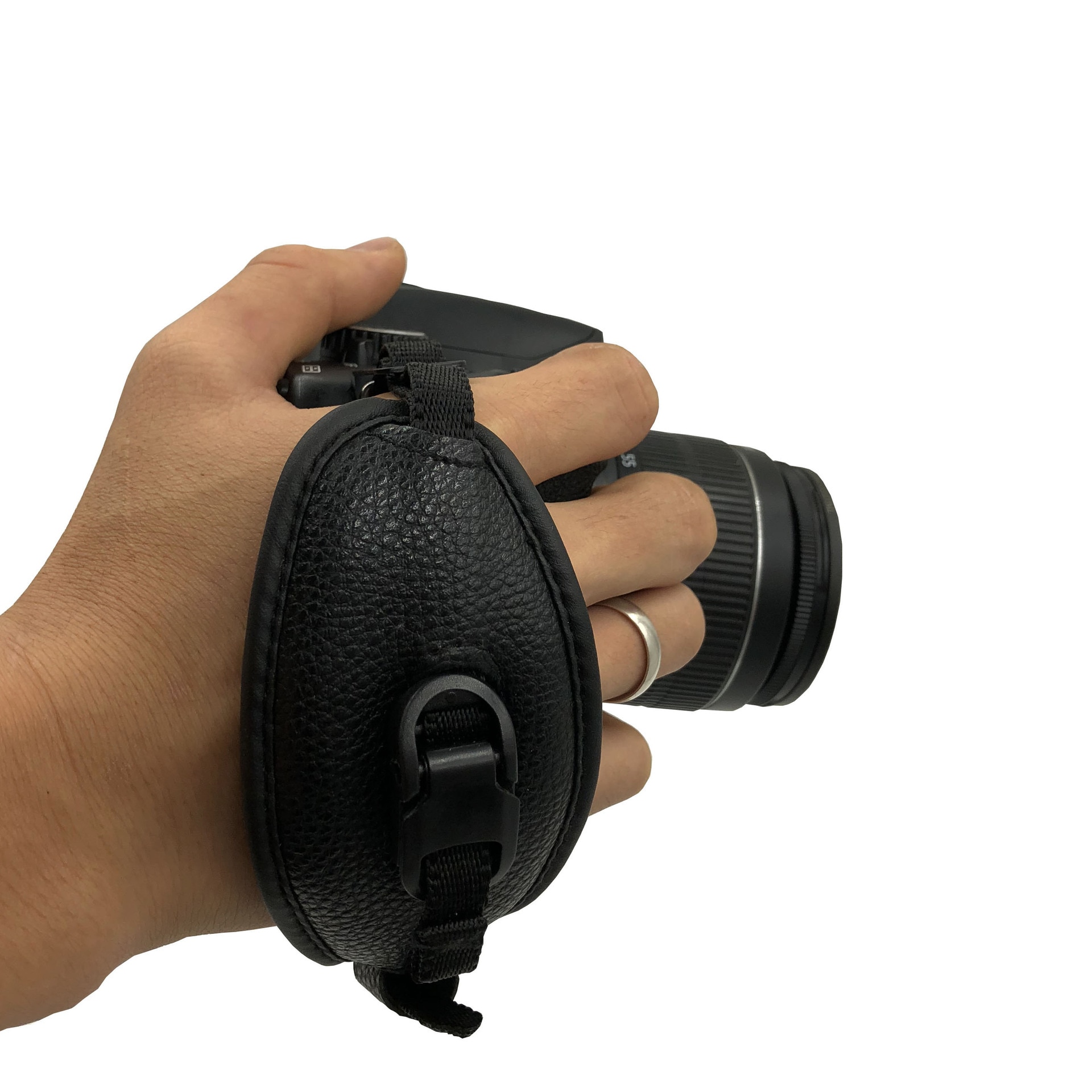 Correa de mano para cámara DSLR E2, correas de muñeca de cuero PU para Canon EOS 250D 200D 100D 1300D 1500D 3000D SL3 SL2 SL1 T6 T7