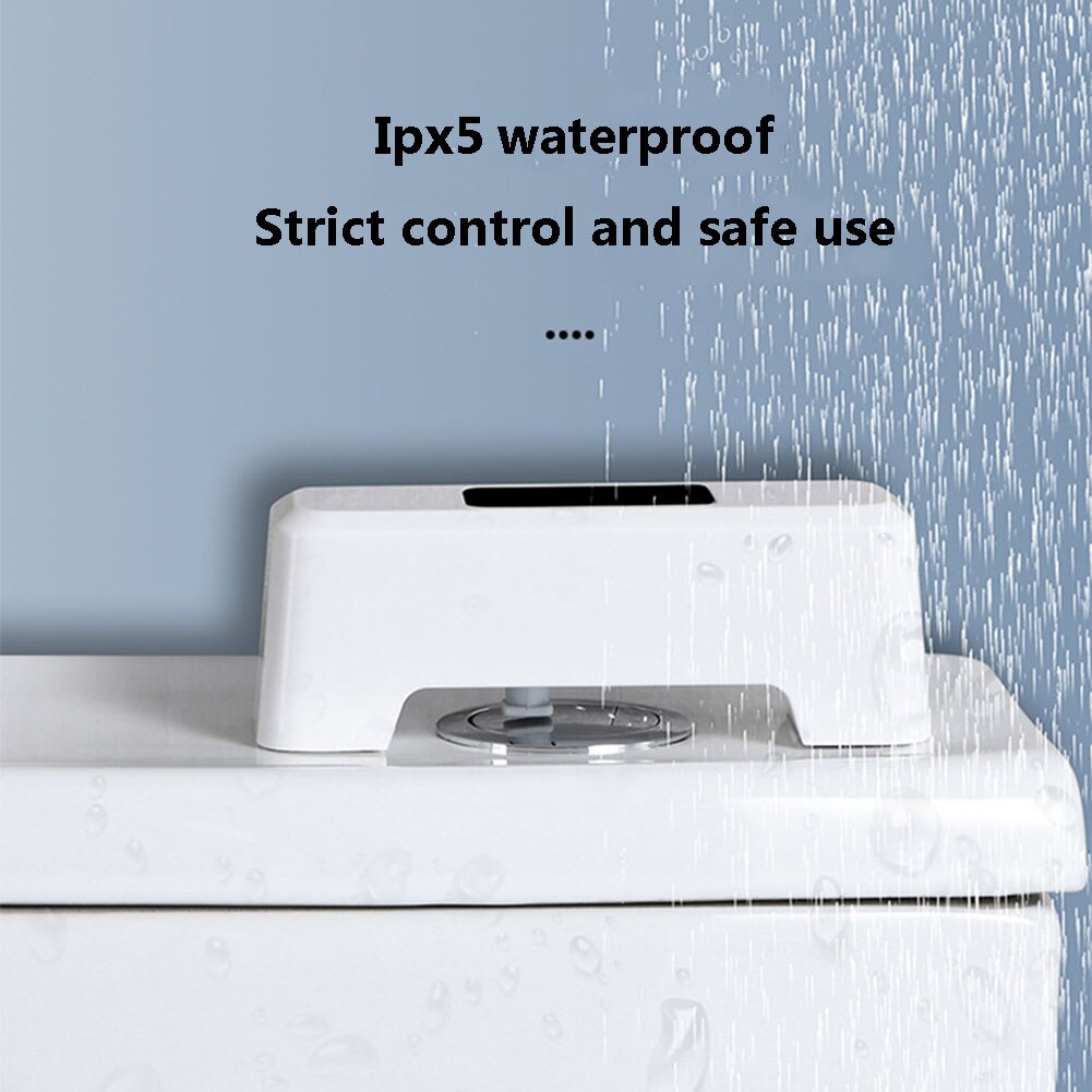 Infrared Sensor Toilet Flush Transducer Toilet Motion Sensor Auto Rinse Button Touchless Lavatory On-Touch Flush Switch