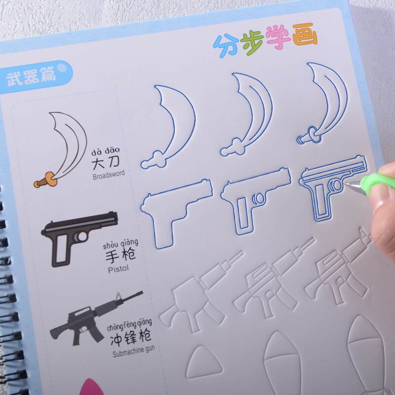 Groove Cartoon Baby Drawing Book Coloring Books for Kids Children Painting Libros Age 3-9 Animal /Fruit / Vegetable / Plant