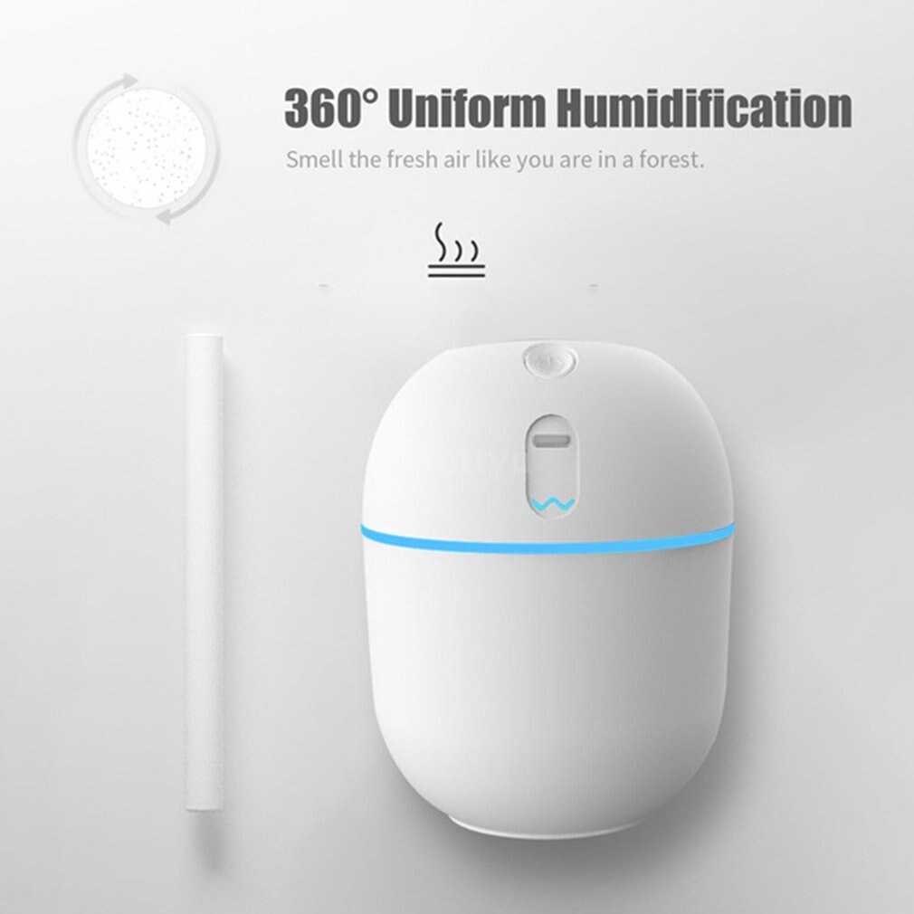 Ultrasone Mini Luchtbevochtiger 220Ml Aroma Essentiële Olie Diffuser Super Quiet Usb Fogger Mist Maker Voor Thuis Auto