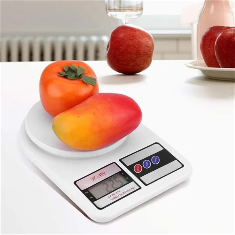 5 kg/7 kg/10 kg LCD-Display Digitale Küchenwaage 1 g Hochpräzise elektronische Lebensmittelwaage zum Kochen Backen Wiegen Messwaage
