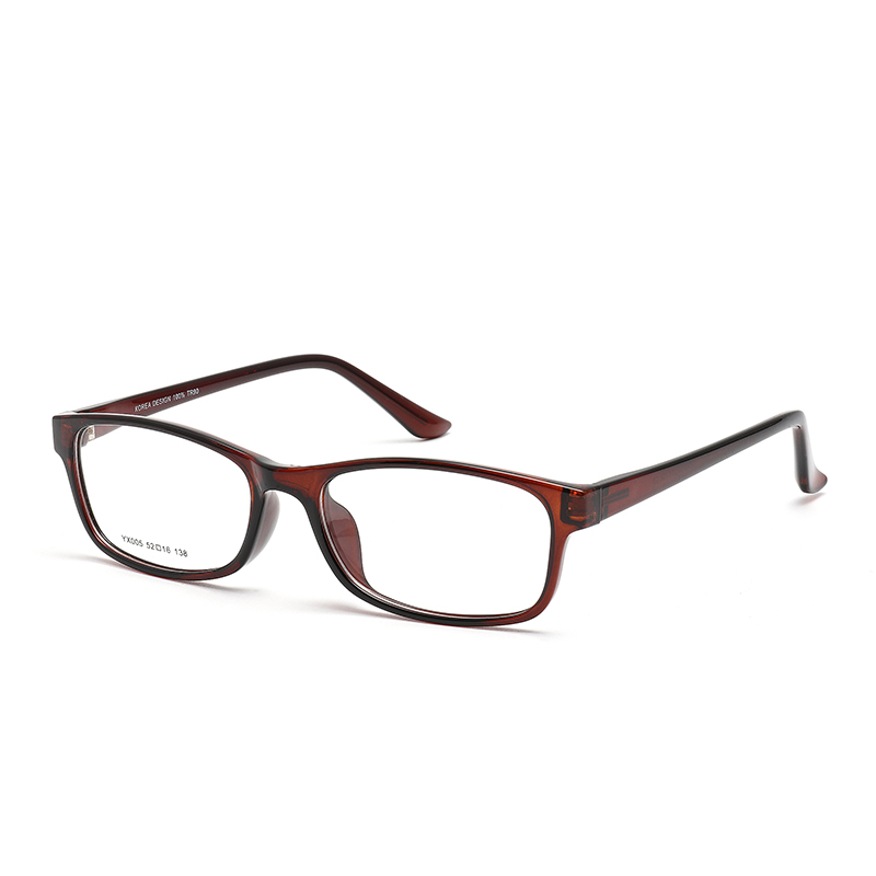 TR90 women eyeglasses frame transparent clear myopia retro optical eyewear frame #2-YX005: Default Title