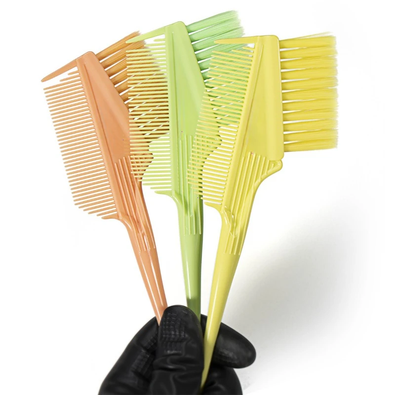 1 cepillo para teñir el cabello, cerdas suaves y elegantes, herramienta para teñir el cabello, cepillo para teñir el cabello, accesorios para cepillos de peluquero y salón DIY