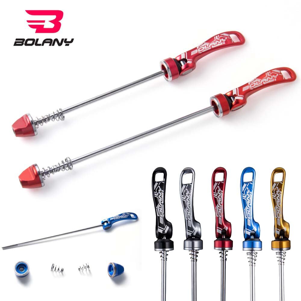 BOLANY-bujes de bicicleta de liberación rápida, piezas de bicicleta de aleación de aluminio, freno de disco delantero y trasero, 135x100mm