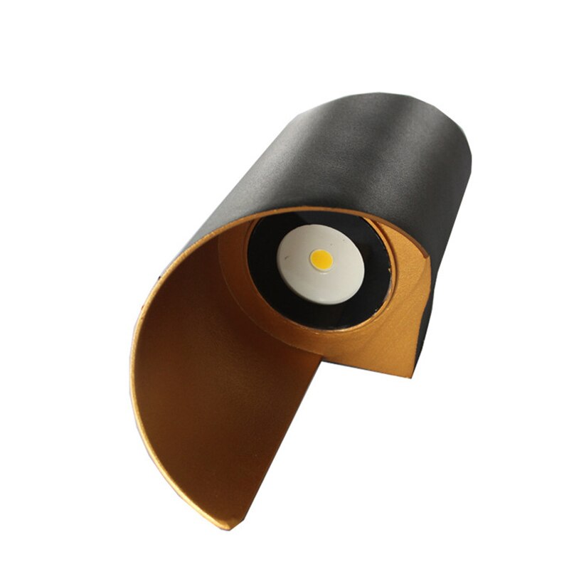 Moderne ledet vegglampe vanntett  ip65 opp ned 10w utendørs belysning hjemme hotell butikk korridor veranda lampet vegglamper  ac 220v 110v