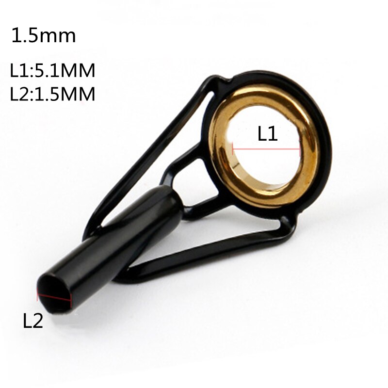 Varmac Steel Fishing Rod Tip Top Guide | Model AT, Non-Magnetic | Saltwater Casting Rod Repair Part