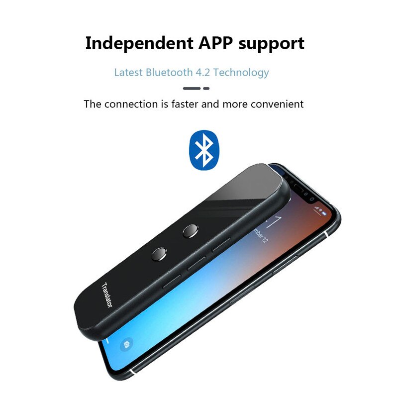 Bluetooth APP IOS Android Translator 72 Multi-Languages Smart Translator Instant Voice Text APP Photograph Translaty Translator