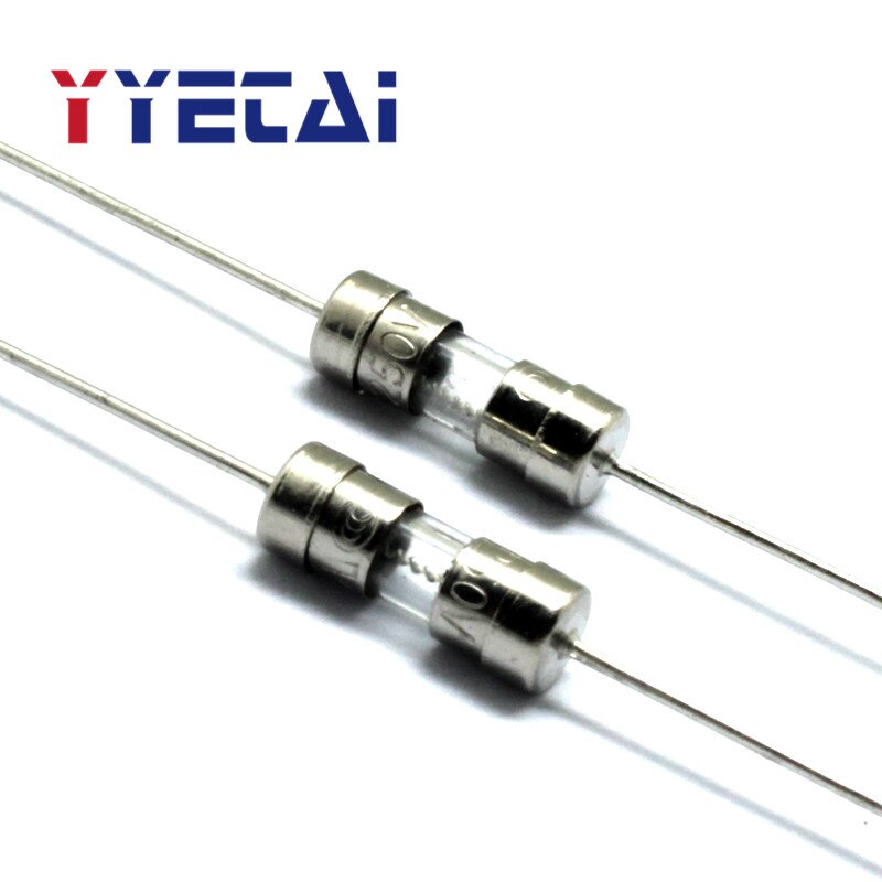 200PCS 3.6*10mm slow break with lead fuse double hat environmental 500mA/T1AL/T2AL/T3AL/T4AL/T5A DD