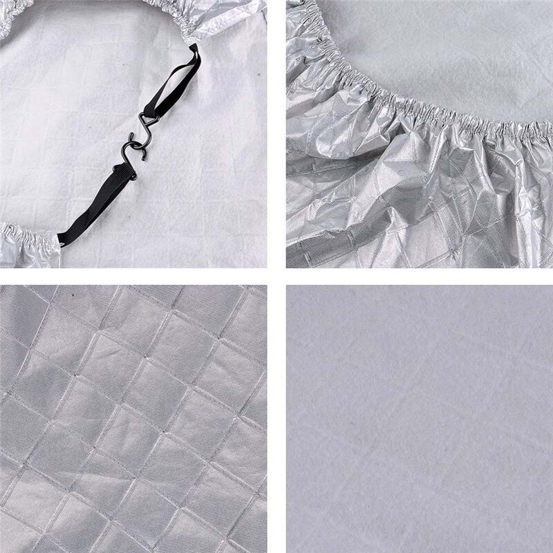 Funda protectora de aluminio para neumáticos de coche, 4 protectores de llantas de invierno y verano para automóvil