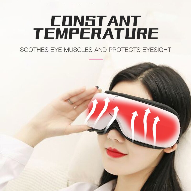 Eye Massager Vibration Electric Bluetooth-compatible Music Heating Eye Fatigue Relieve Tools Usb Eye Care Massage Device