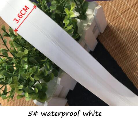 3# 5# 8# 10#  bagage rugzak tent reparatie diy materiaal zwart wit grijs waterdichte rits tape 5 meter  a0289l: Nr . .8
