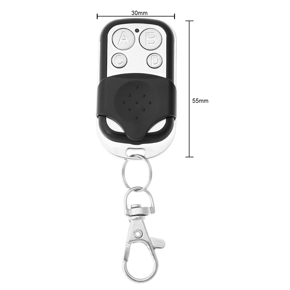 5 pçs duplicador de controle remoto 4 botões 433mhz duplicador abridor de porta substituição universal sem fio portátil para portão garagem
