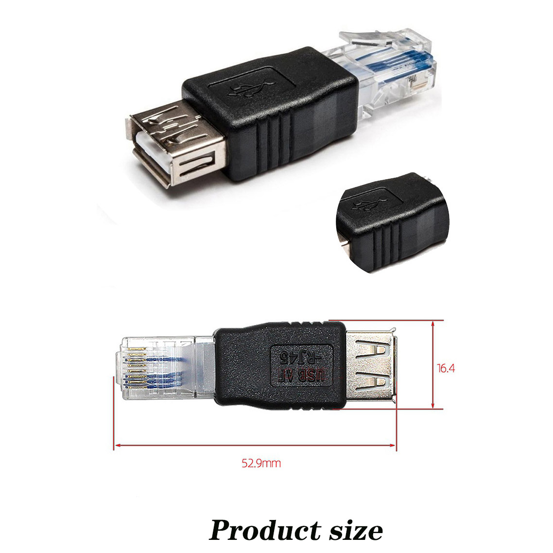1-6pcs Ethernet to USB Adapter RJ45 Ethernet Male ... – Grandado