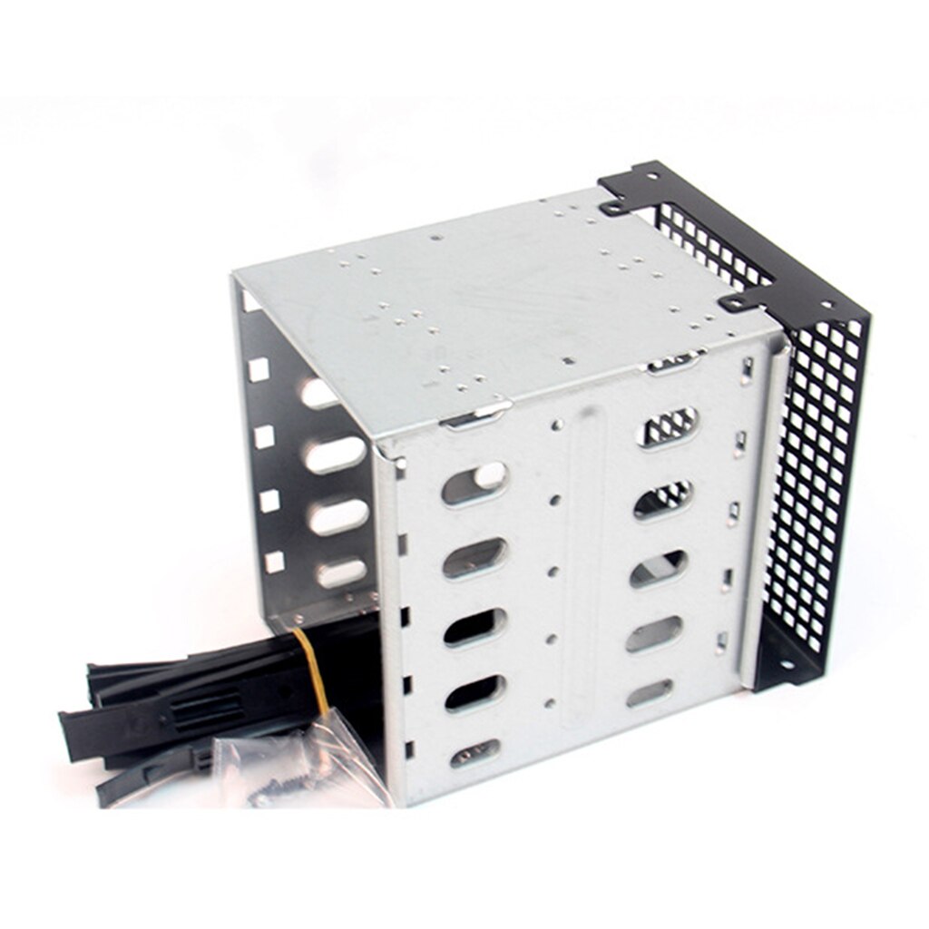 Grande capacidade de aço inoxidável disco rígido hdd gaiola rack sas sata disco rígido bandeja caddy com ventilador espaço sliver acessórios