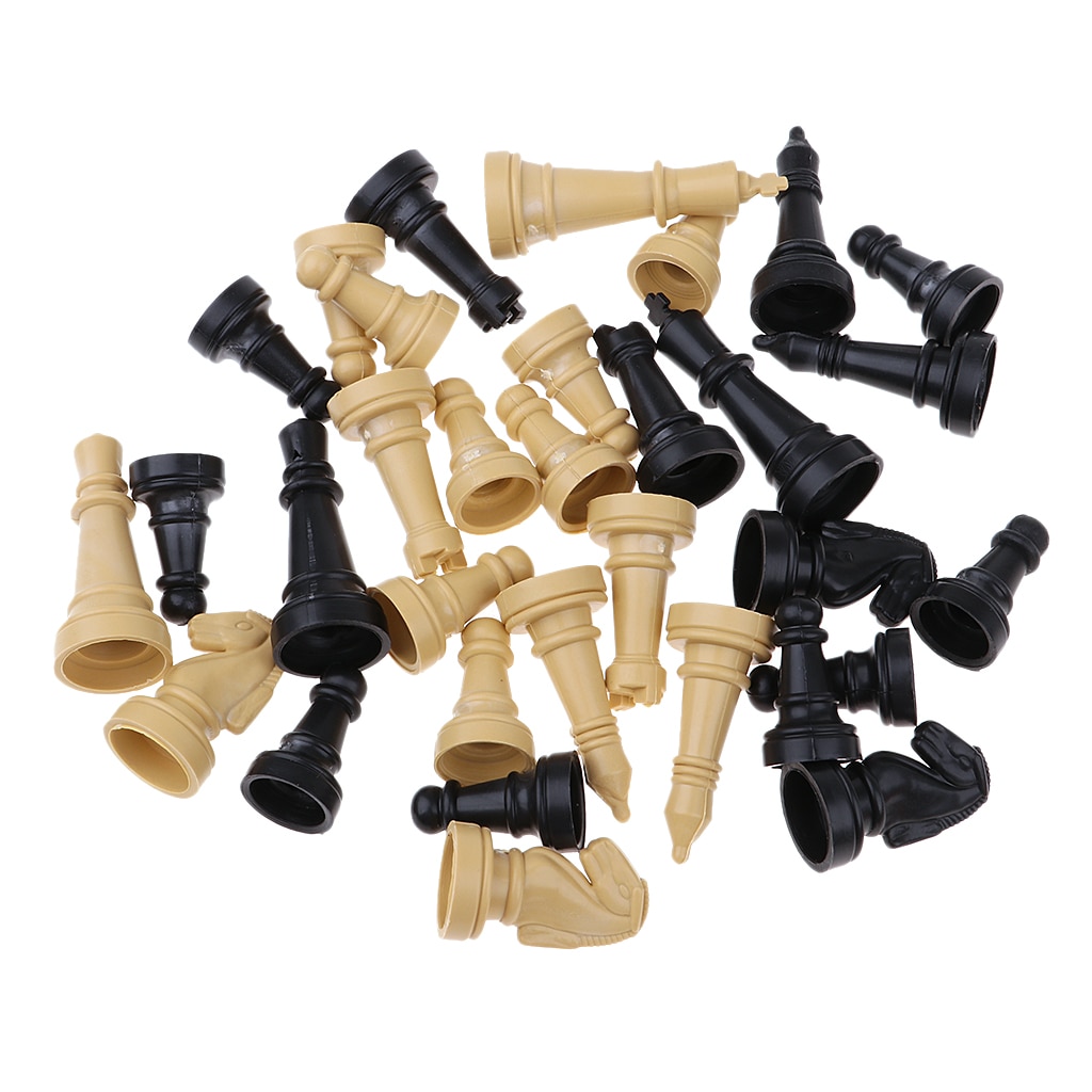 32 stk/parti 2 '' plastik skakbrikker kun brætspil brikker brikker brikker tilbehør