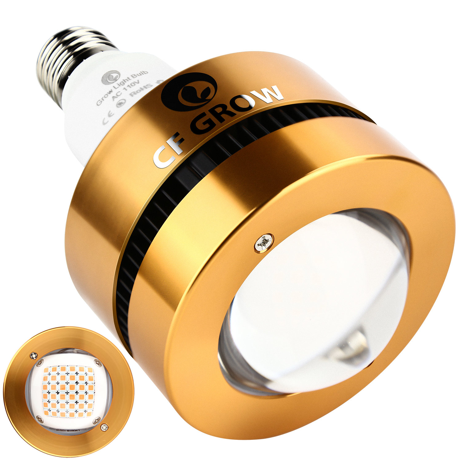 Par LED Wachsen Glühbirne E27 GEFÜHRTE Anlage Lampe mit Fan Sunlike Gesamte Spektrum Wachsen Lichter für Innen Pflanzen Gemüse und Sämling: Par60-LM301B