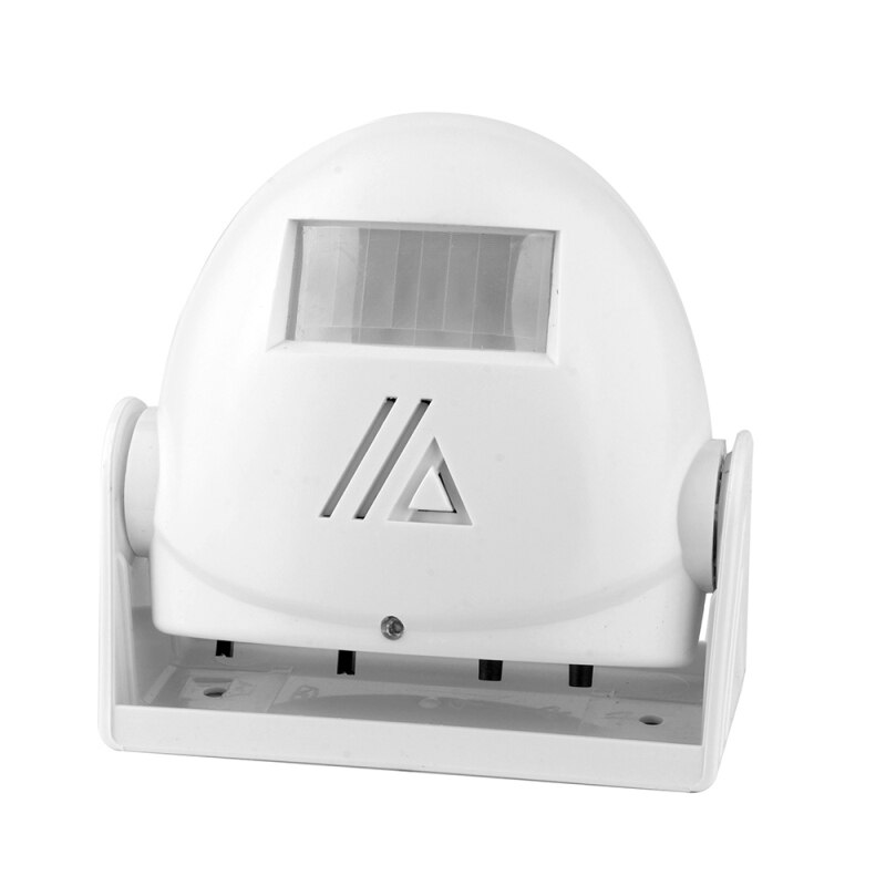 Welkom Draadloze Deurbel Gast Welkom Chime Alarm Pir Motion Sensor Voor Winkel Winkel Entry Security Deurbel Infrarood Detector: white