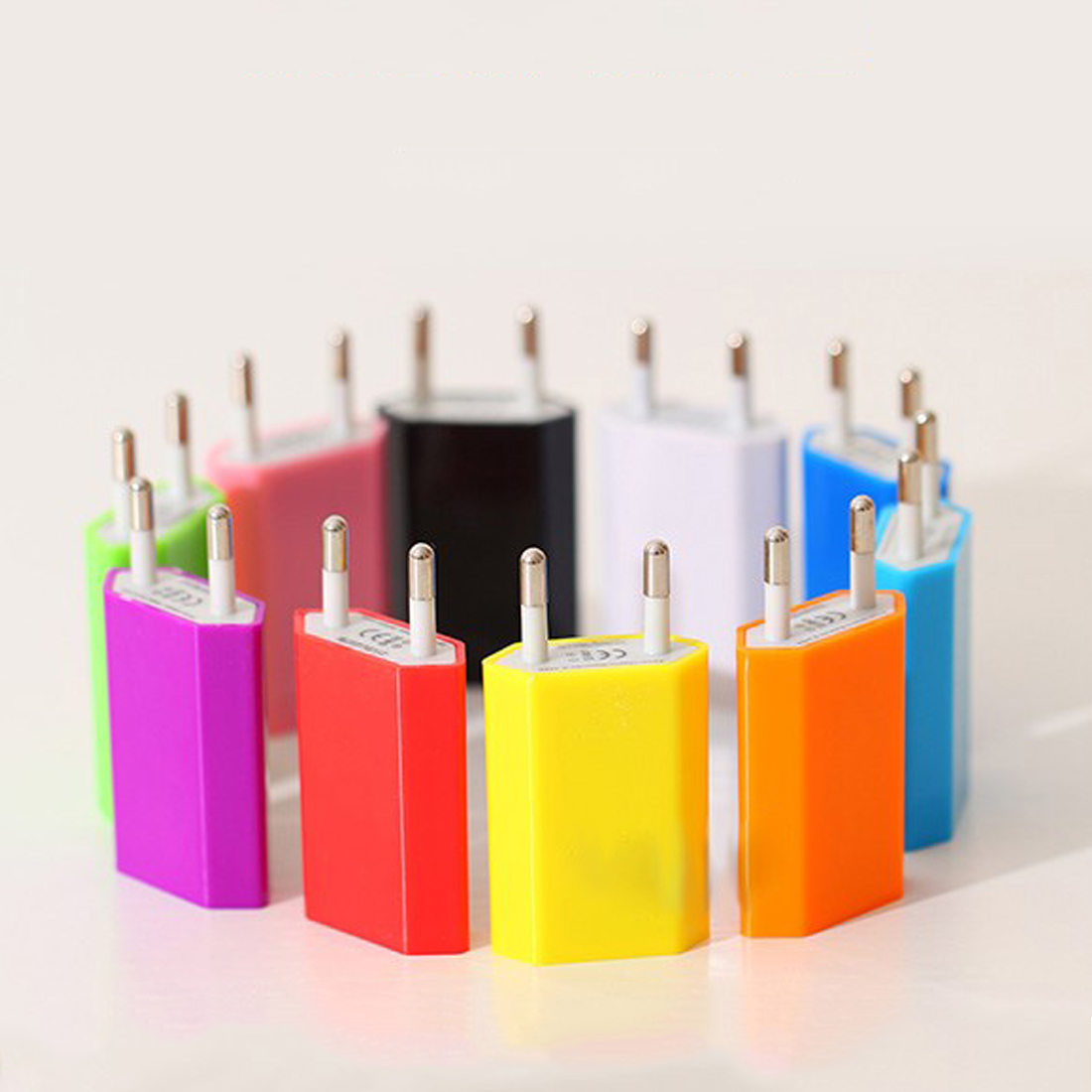 Etmakit Reise EU Stecker USB Wand Ladegerät Reise Hause AC Adapter für iPhone 5s 6s 7 Plus für samsung S5 S6 S7 Telefon Ladegerät
