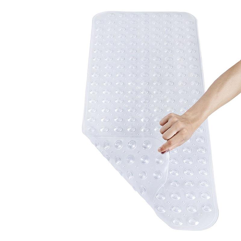 Rechthoek 40*100 CM Bad Tapijt Antislip Badmatten PVC Anti-Slip Badmat Zachte Badkamer massage Mat Veiligheid Met Zuignappen