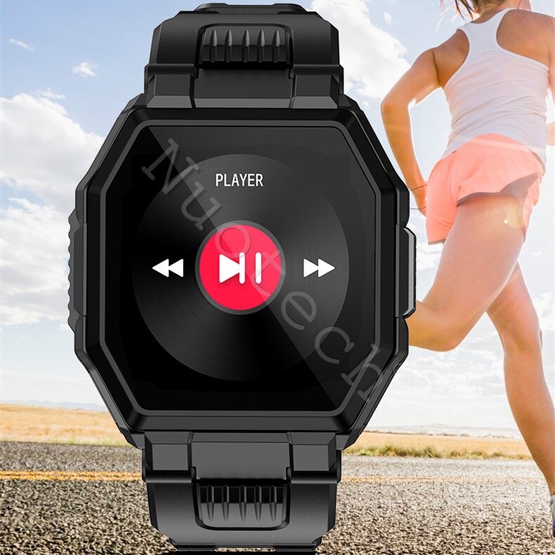 Nuotech S9 Touch Screen Smartwatch with Phone Call Activity Fitness Tracker Pedometer Heart Rate Monitor