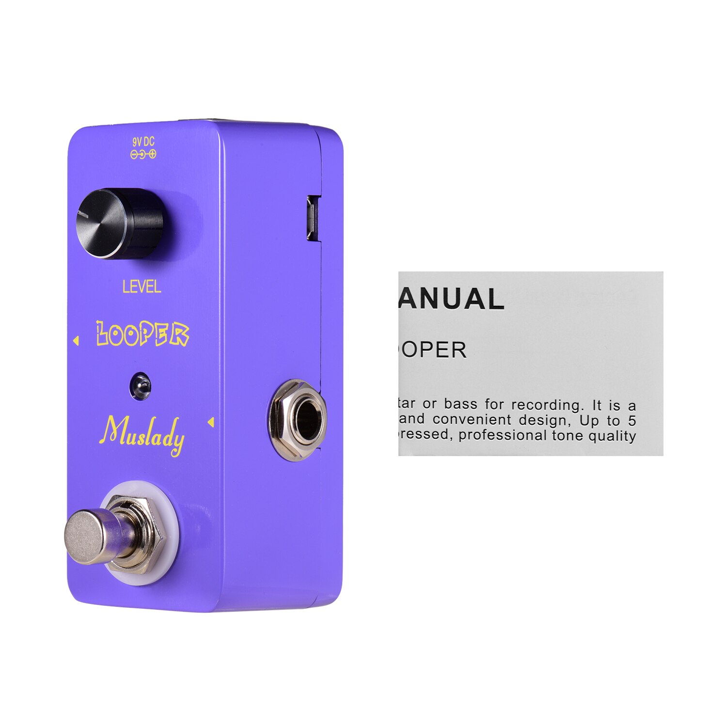 Muslady guitar pedal Mini Looper Effect Pedal Guitar Loopers Bass Loop Pedal with USB Interface guitar accessories guitar pedal