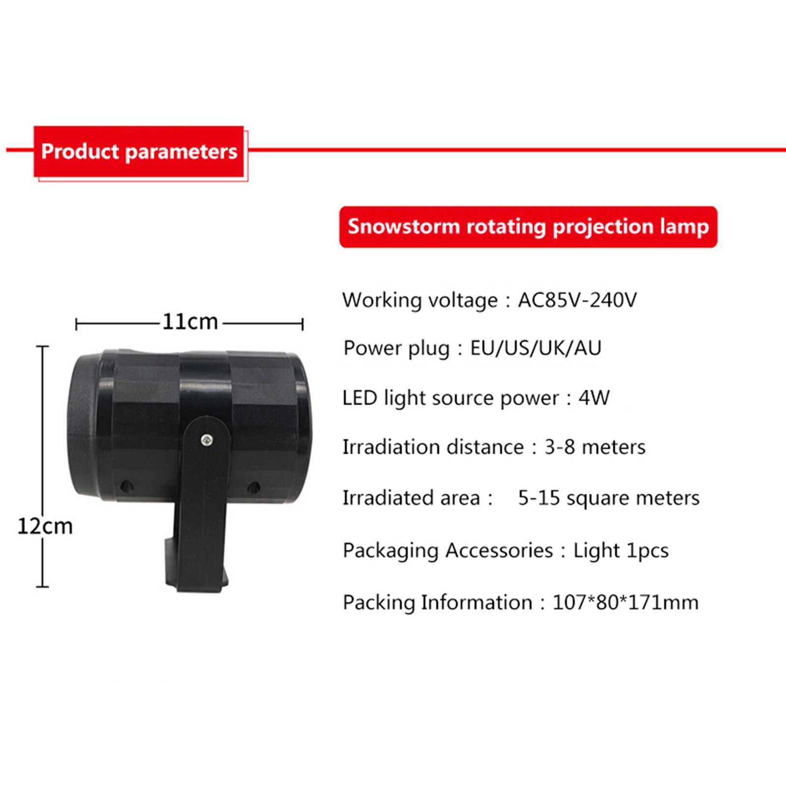 Copy T Christmas Lights Projector Outdoor: Minetom LED Waterproof Rotating Snow