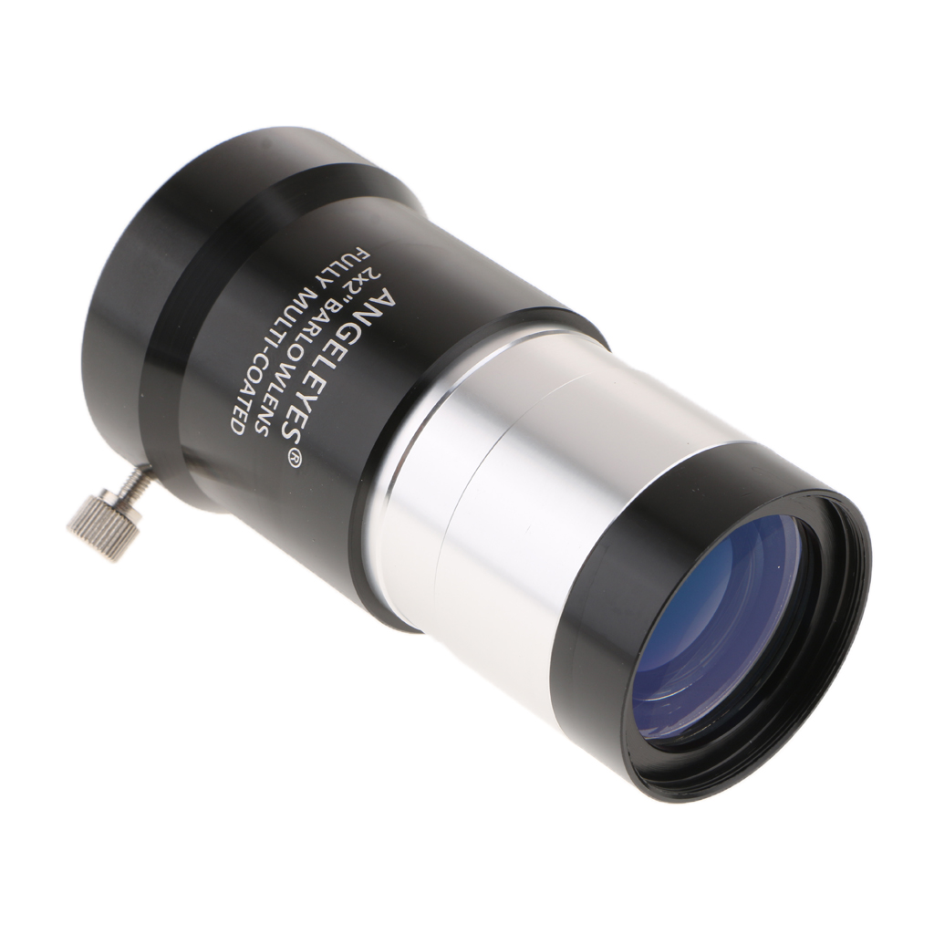 Telescoop Oculair Barlow Lens 2X Vergroting 2 Inch 4-Element Helder Beeld Multi-Coated Hd Paars Film