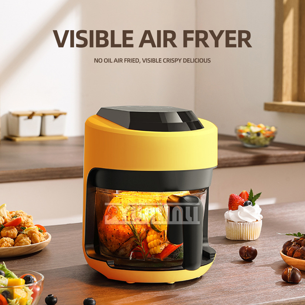Huishoudelijke Transparante Visualisatie Volautomatische Lucht Friteuse Multifunctionele Elektrische Friteuse