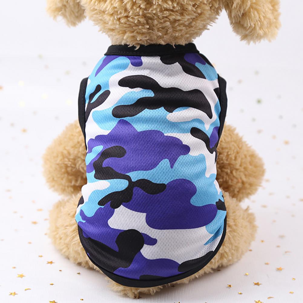 Ropa de camuflaje para mascotas, abrigos para perros pequeños, chaquetas, chaleco, camisetas para gatos, primavera y verano