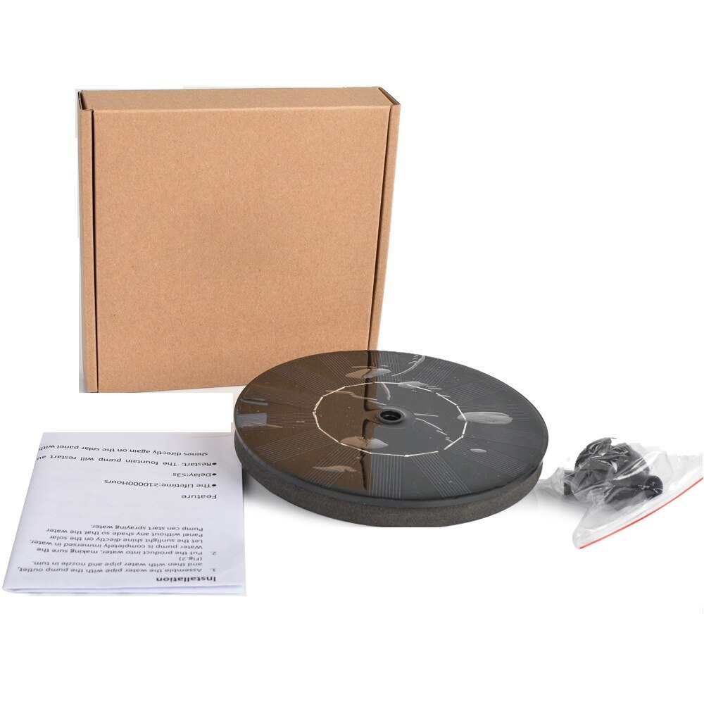 Water PumpPanel Kit Lotus Leaf Floating Pump Solar Powered Water Fountain Pump For Pool Garden Pond Watering Submersible Pumps