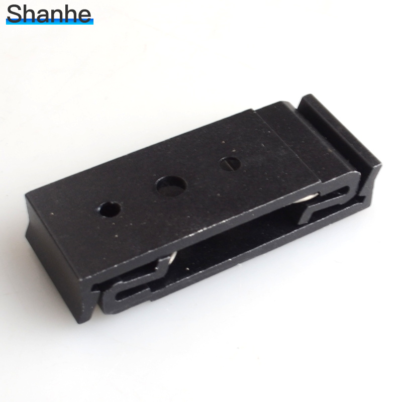 1pc 20mm Aluminum Din Rail Fixed Clamp Fasten Clip for Relay Mounting