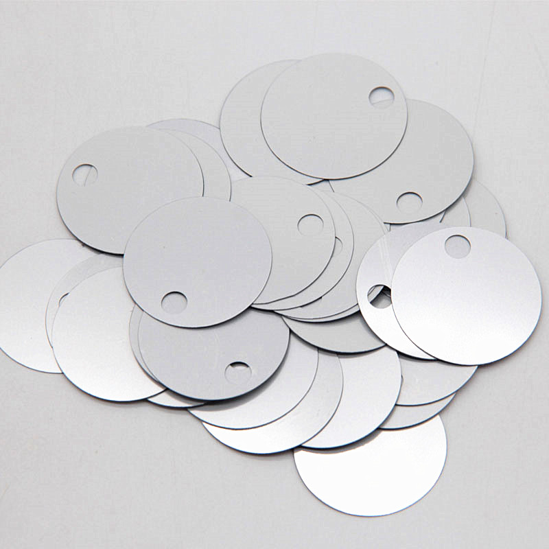 30Mm Big Hole Pailletten Zilver Pailetten Pvc Sequin Stof Voor Tassen Kleding Thuis Naaien Diy Ambachten Accessoires 10 G/zak