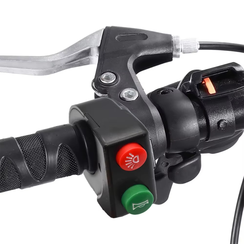 Motorcykel 22mm- handtag tuta blinkers kontrollbrytare tvåfunktionskombinationsbrytare motorcykeltrimning delar