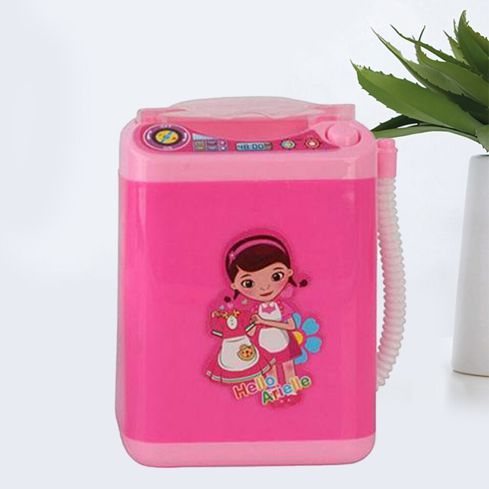 1PC Washing Machine Electric Mini Washing Machine Mini Home Appliances Simulated Washing Machine for Kids Childr