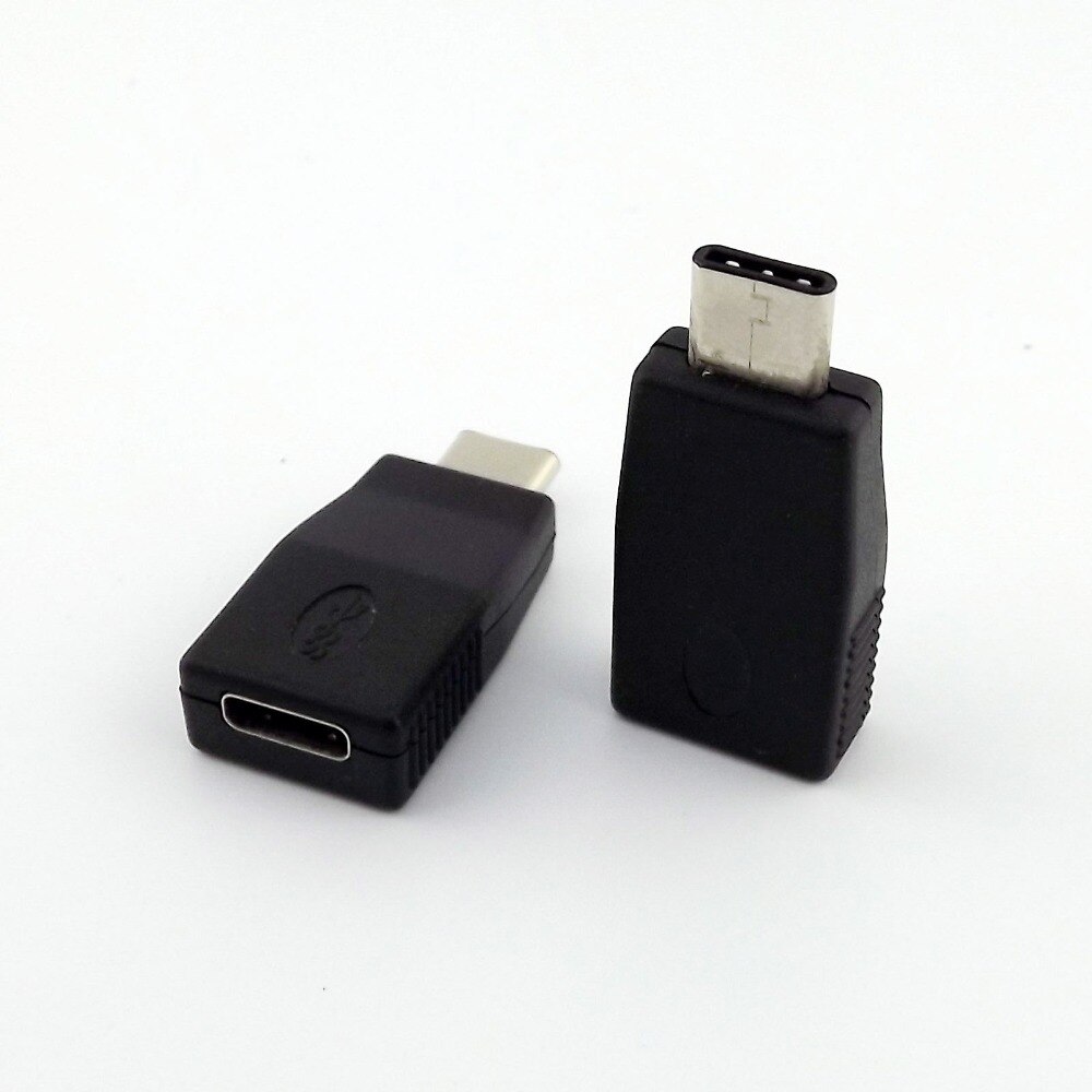 1Pcs USB 3.1 Type-C Male Plug to USB C 3.1 Female Converter Data Power Sync Adapter